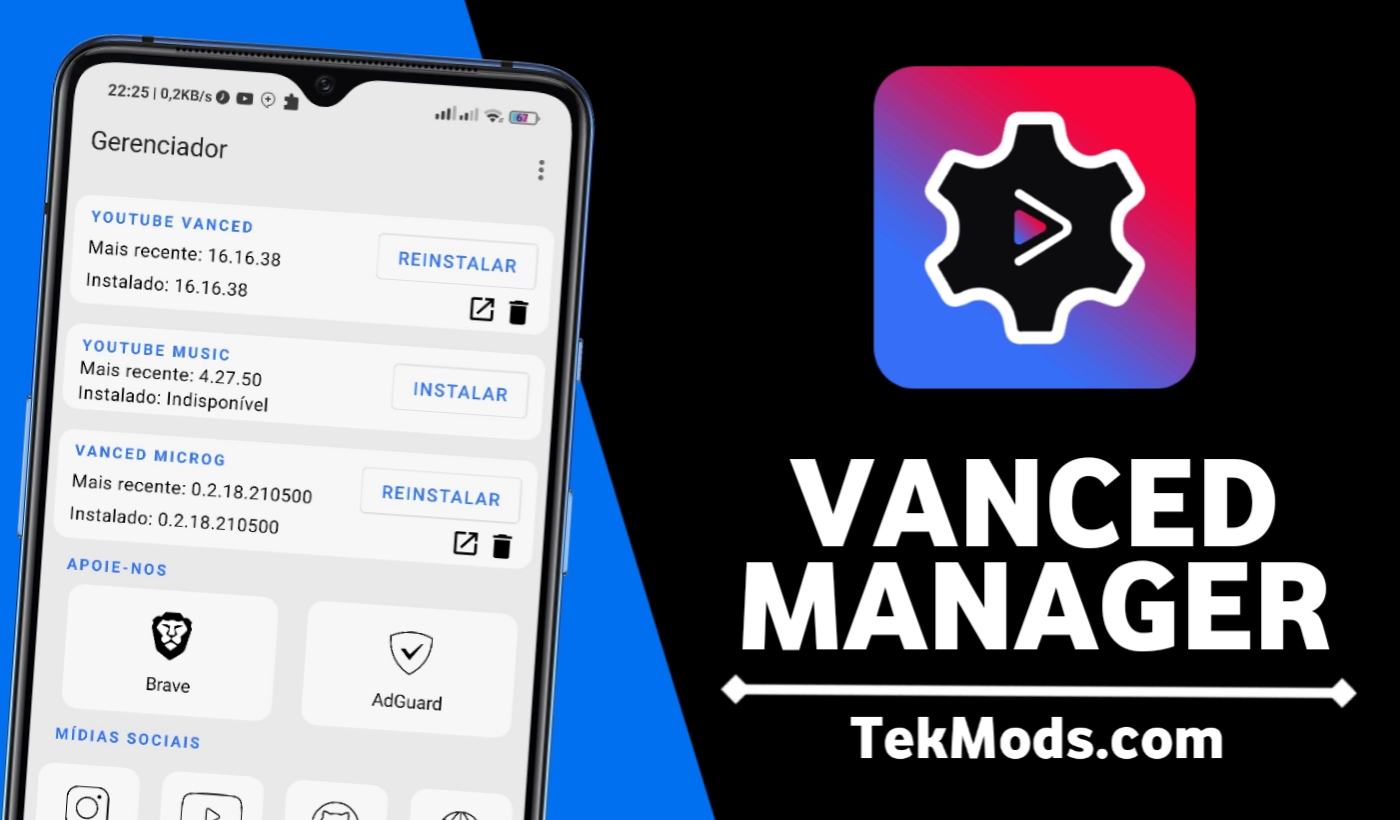 Vanced Manager APK v2.6.2 OFICIAL (Atualizado 2022) Download TekMods
