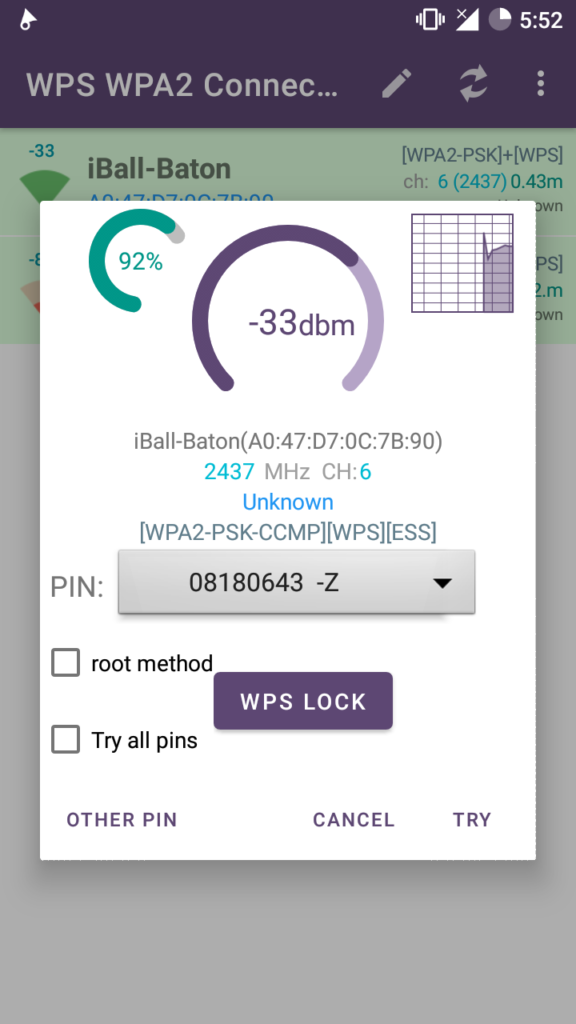 WPS WPA2 Connect Wifi Pro