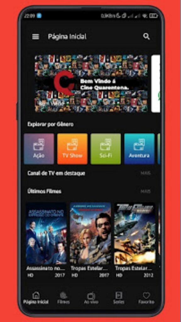 Cine Quarentena Plus APK MOD (Sem Anúncios)