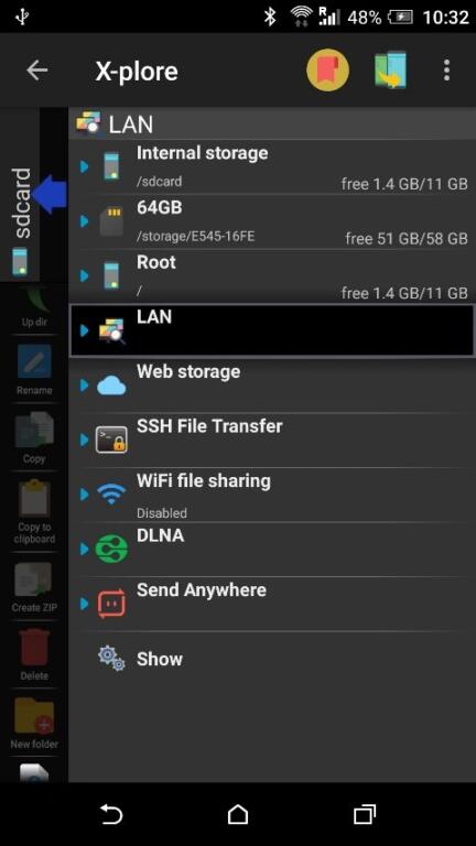 x-plore file manager donate
