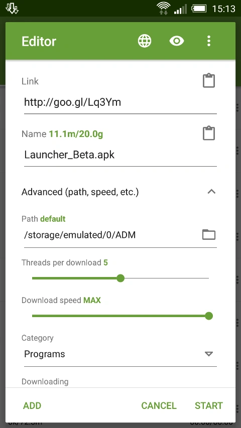 advanced download manager apk mod