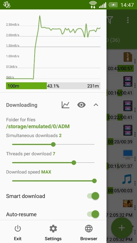 how to use advanced download manager