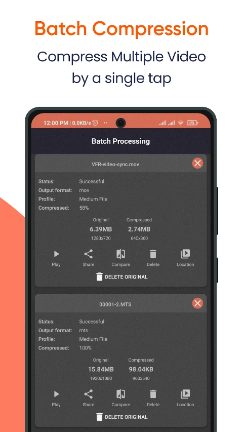 video compressor compact video mod apk premium