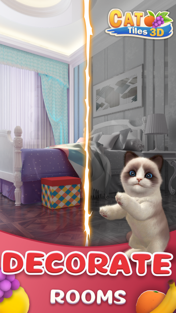 Triple Match Cat Tiles 3D Download