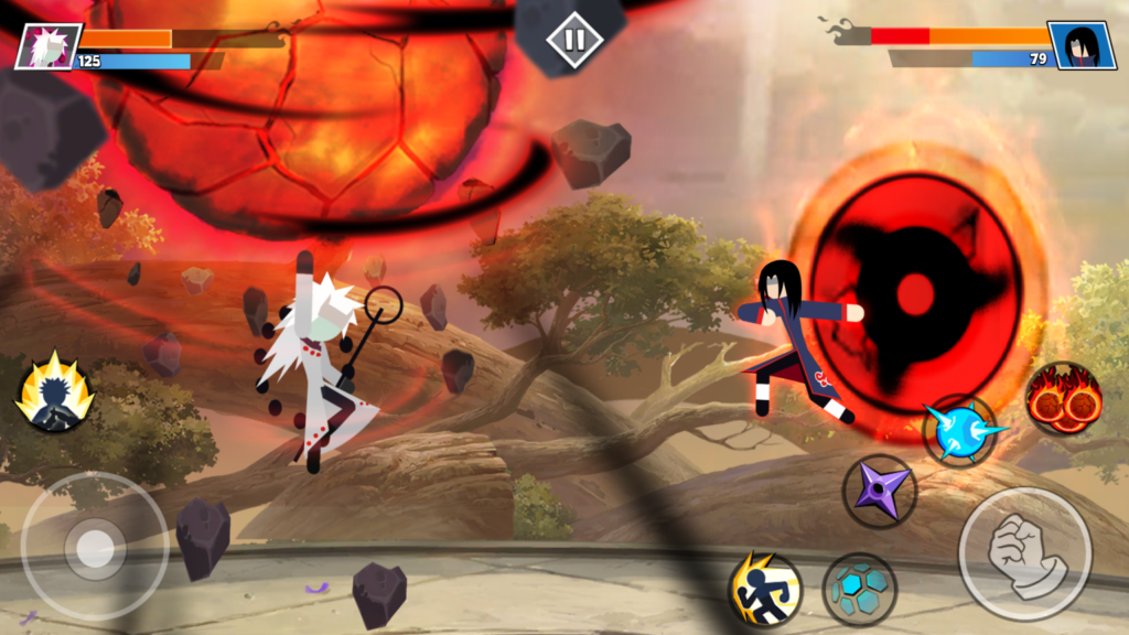 Stickman Shinobi Ninja Fighting Mod Apk Desbloqueado todos os personagens
