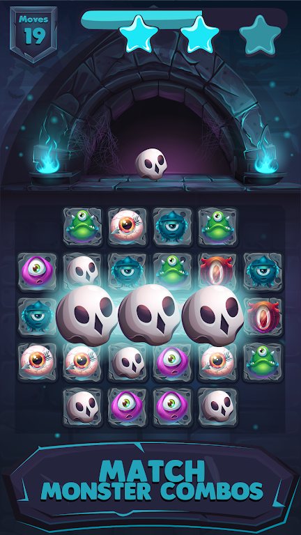 Crazy Monster Match 3 Games Apk Mod