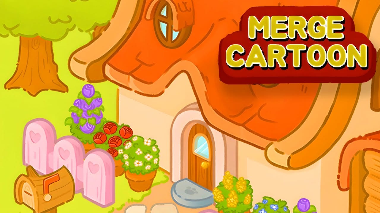 Merge Cartoon: Renovate Town