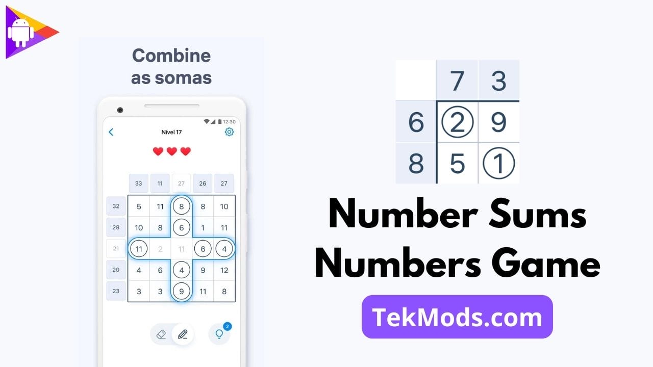 Number Sums – Numbers Game