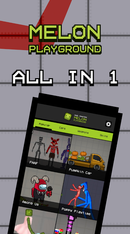 Mods & Addons Melon Playground Apk Android