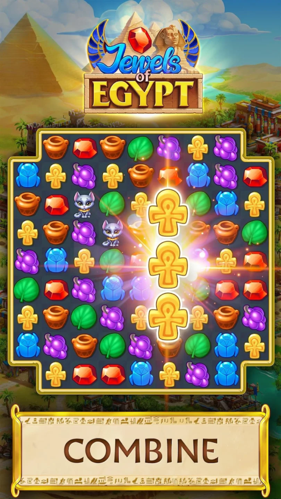 Download Jewels of Egypt Match 3
