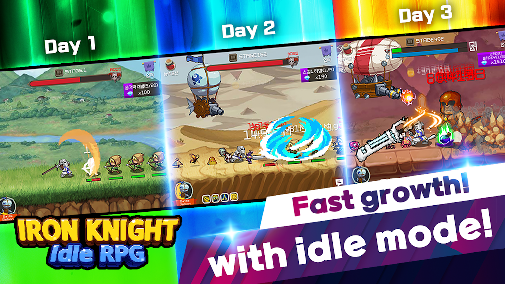 Download Iron knight Nonstop Idle RPG