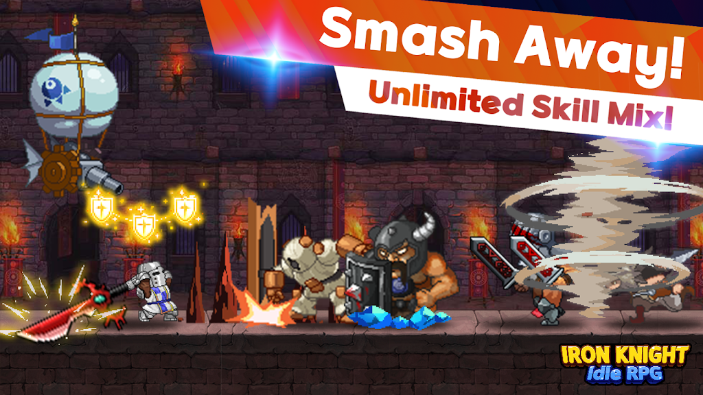 Iron knight Nonstop Idle RPG Apk Download