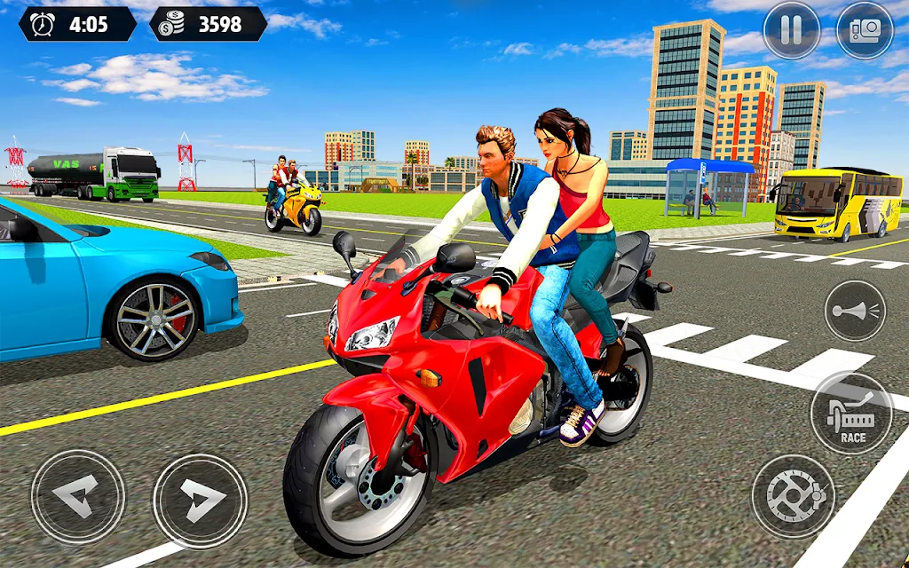 Bike Taxi Driving Simulator 3D Android Apk Mod