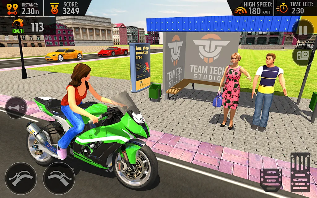 Bike Taxi Driving Simulator 3D Apk Android