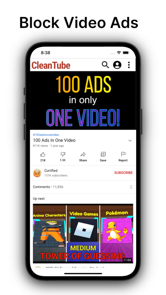 cleantube block video ads Apk Android