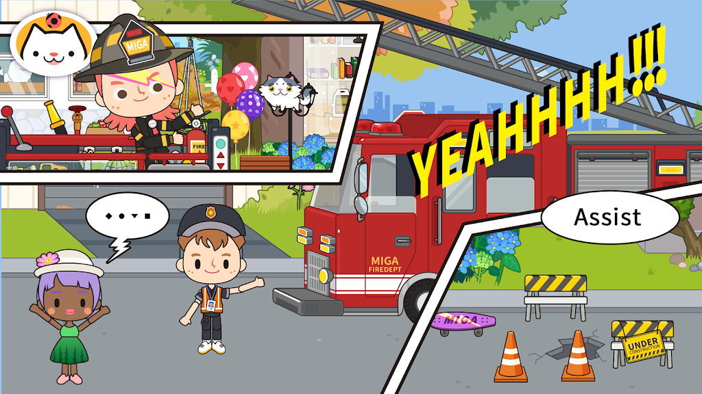 Miga Town My Fire Station Android Apk Mod