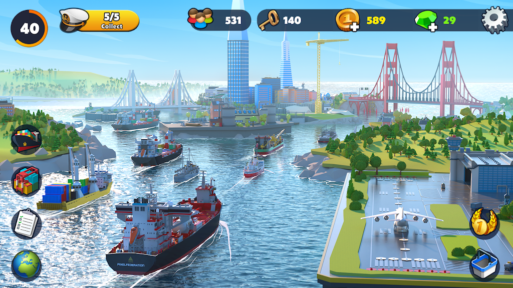 Port City Ship Tycoon Mod Apk Download