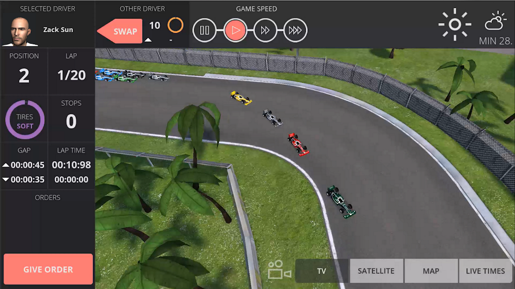 Team Order Racing Manager Game