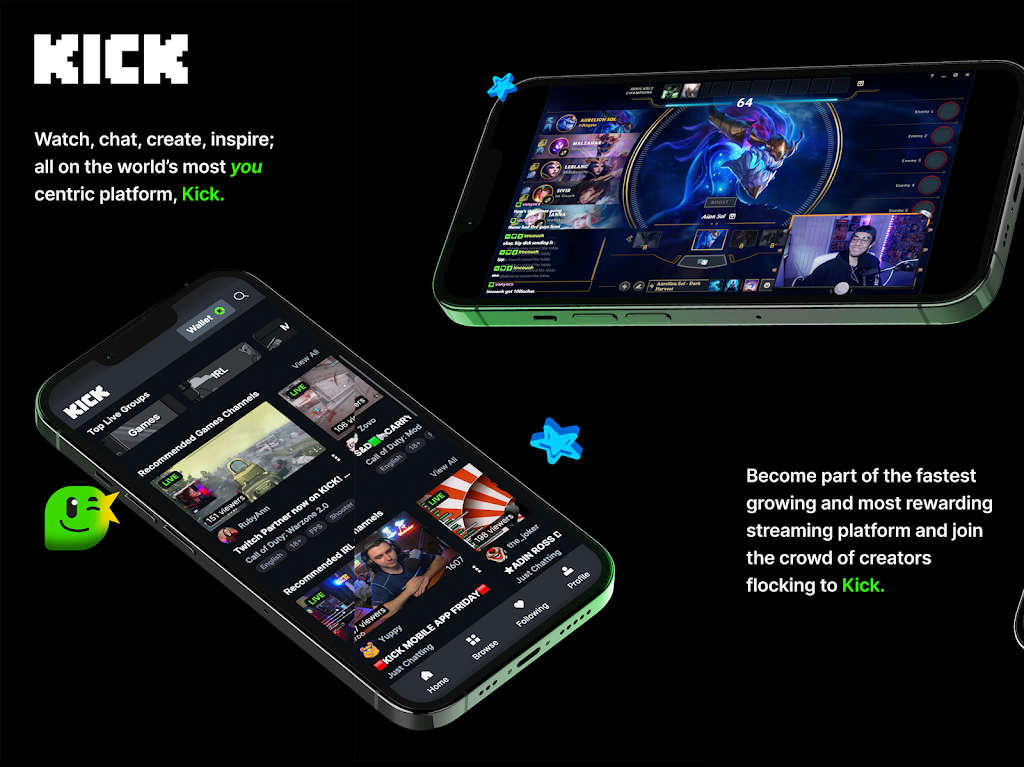 Kick Live Streaming Android Apk Mod
