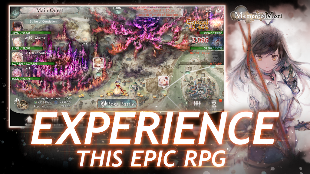 Baixar MementoMori AFKRPG Apk Mod