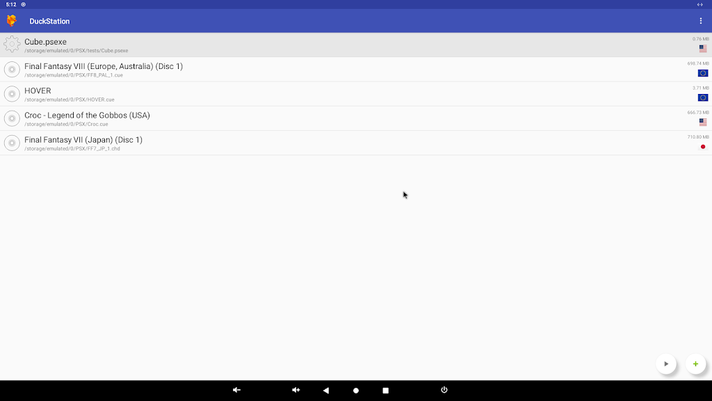 Android Duckstation