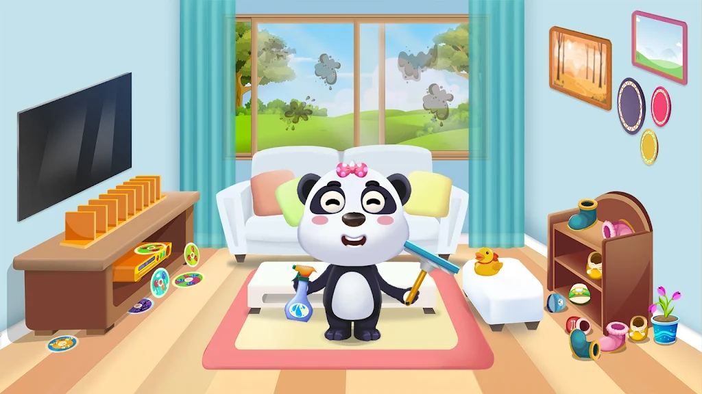 Panda Kute Cleanup Life Apk Android
