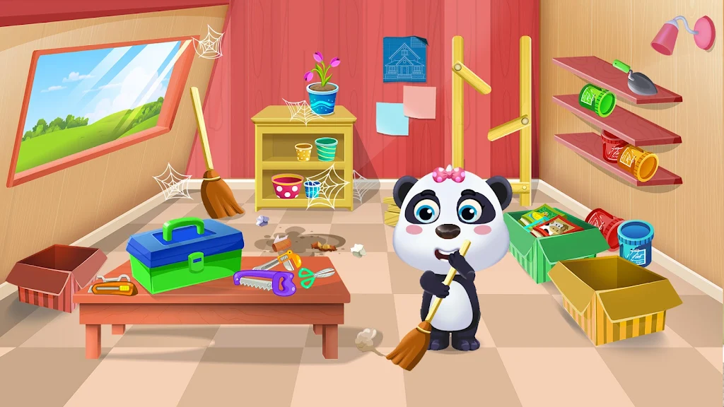 Panda Kute Cleanup Life Download