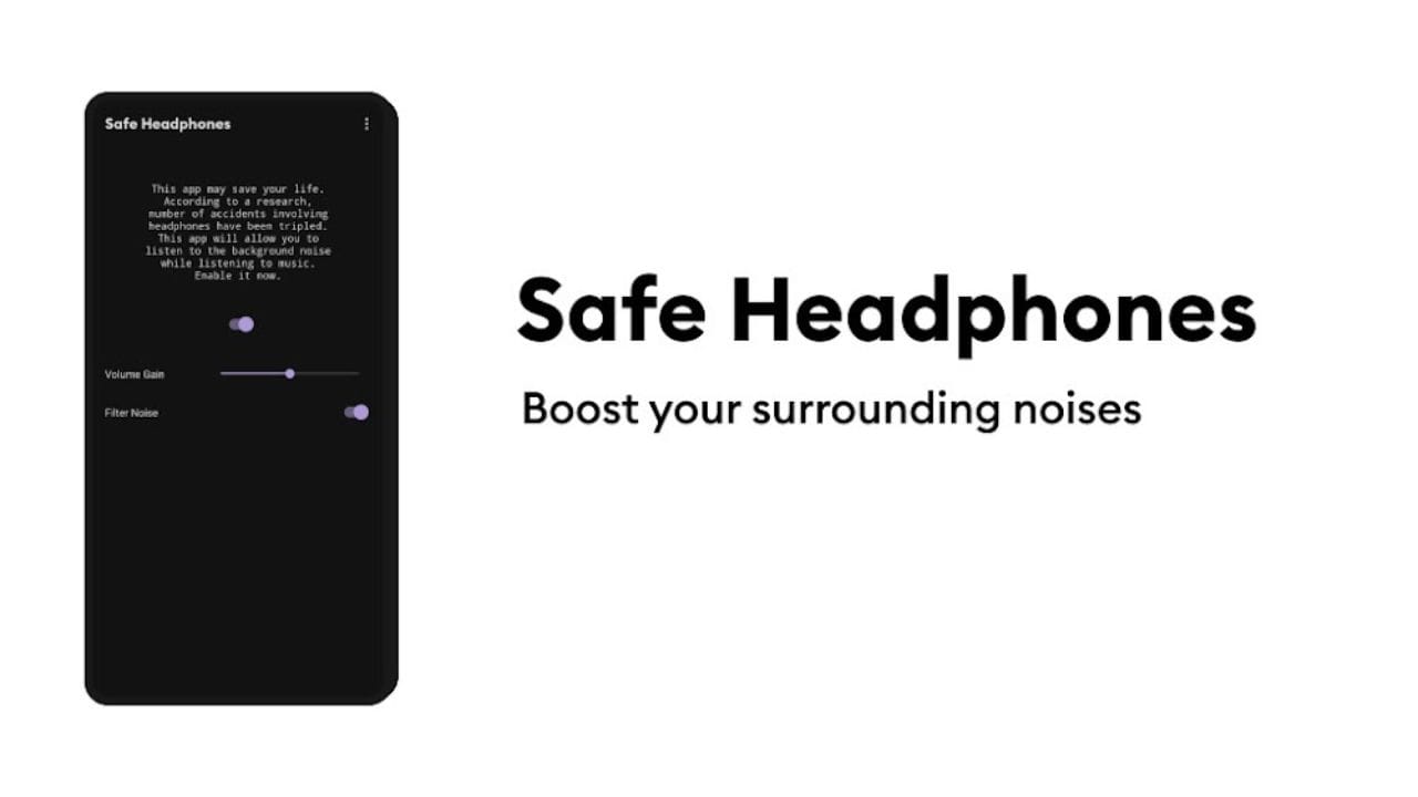 Safe Headphones: hear clearly