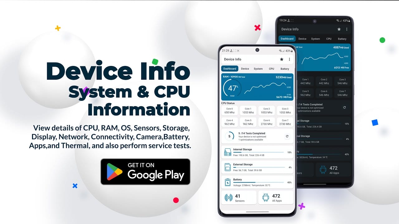 Device Info: System & CPU Info