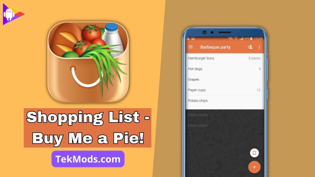 Shopping List - Buy Me a Pie!