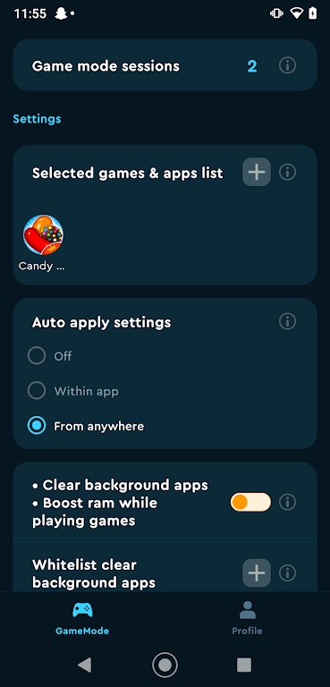 GameModeX Android Apk Mod