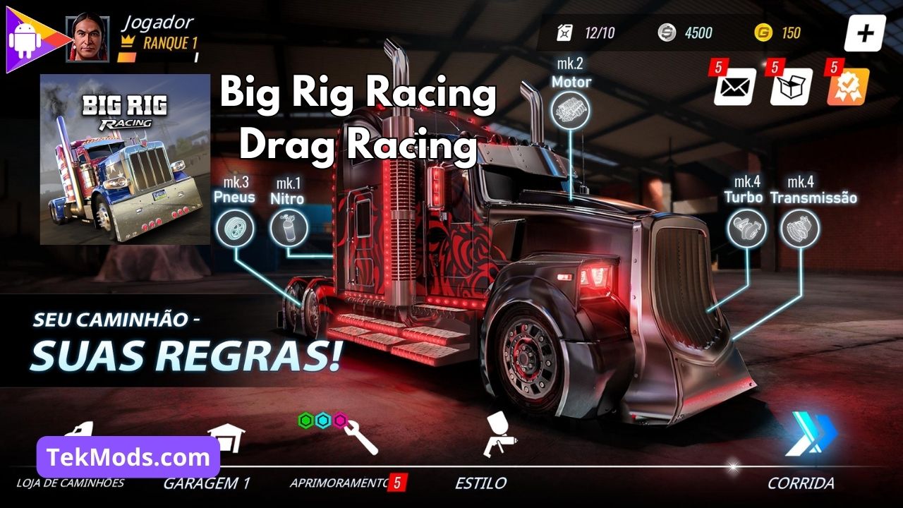 Big Rig Racing APK MOD v7.18.2.445 (Dinheiro Infinito) Download 2024