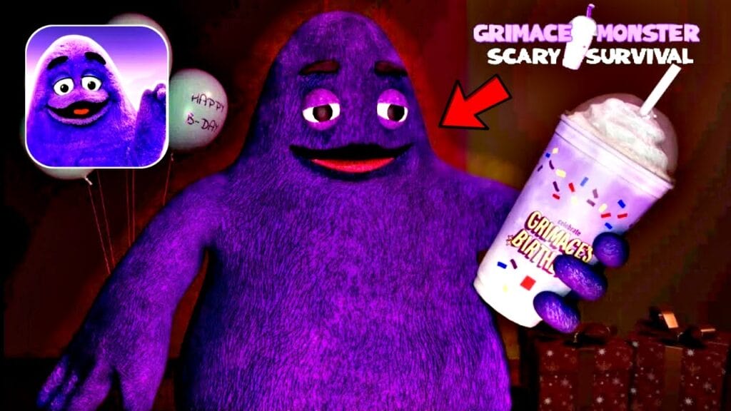 Grimace Monster Scary Survival