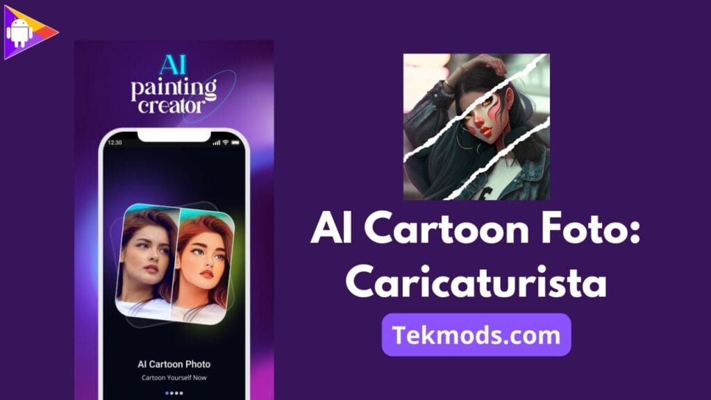 AI Cartoon Foto: Caricaturista