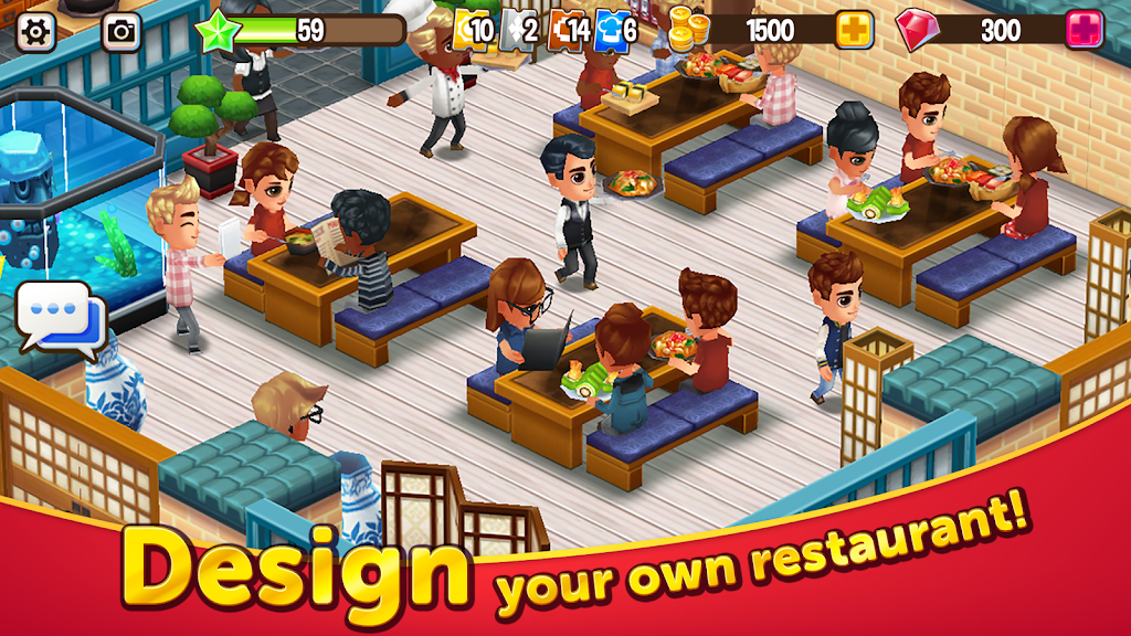 Food Street - Restaurant Game Mod Unlimited Gold Gems