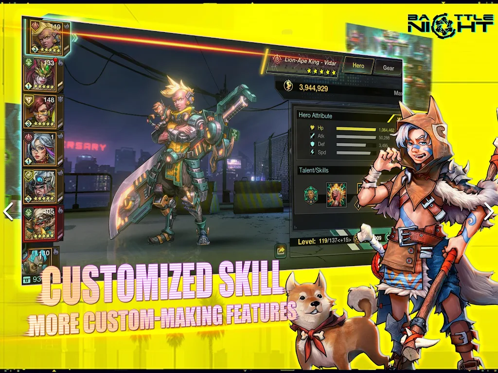 Battle Night Cyberpunk Rpg Apk