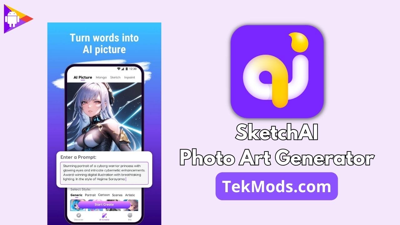 SKETCH AI – Gerador de art