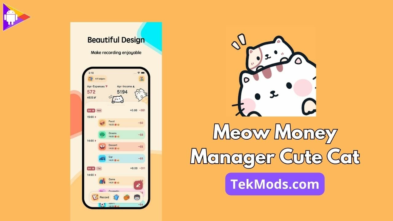 Meow Money Manager - Cute Cat
