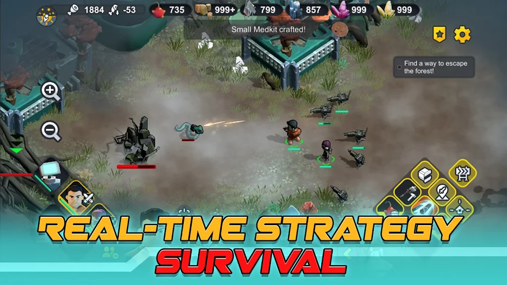 Strange World - RTS Survival Android Apk Mod
