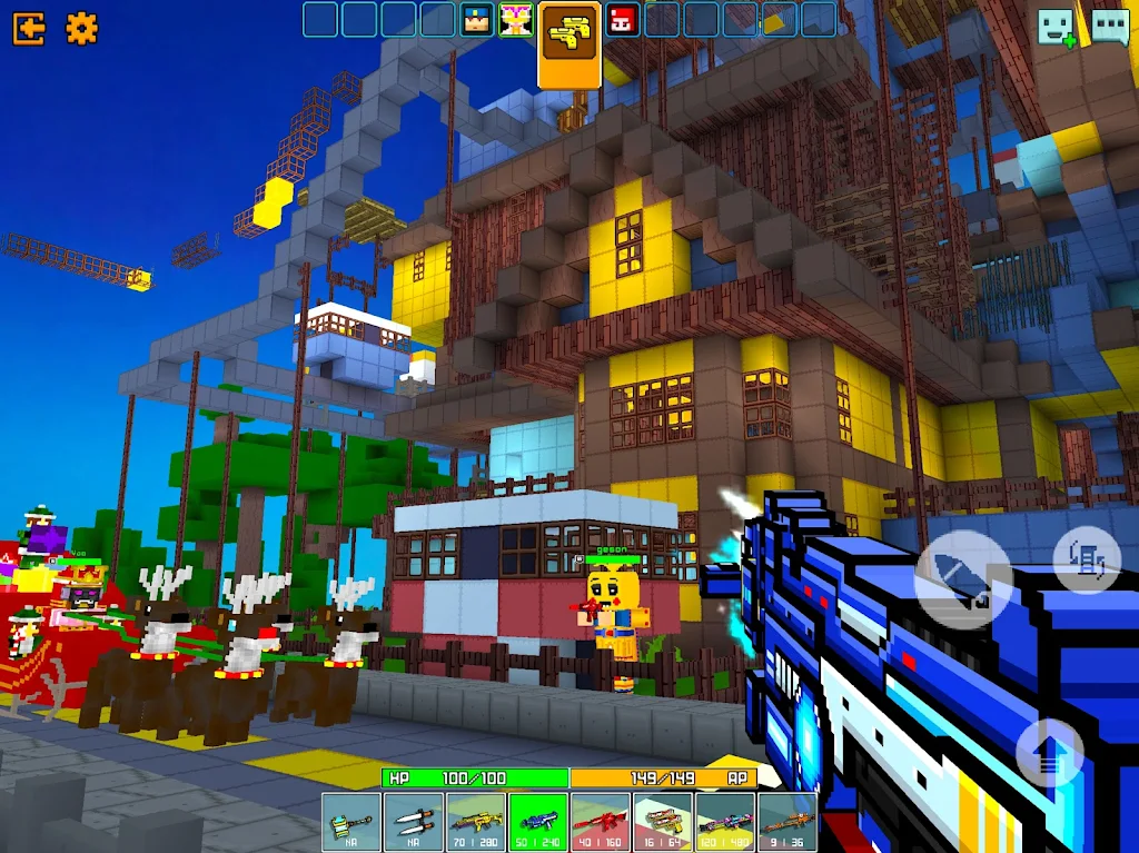 Cops n Robbers Pixel Craft Gun Mod Apk