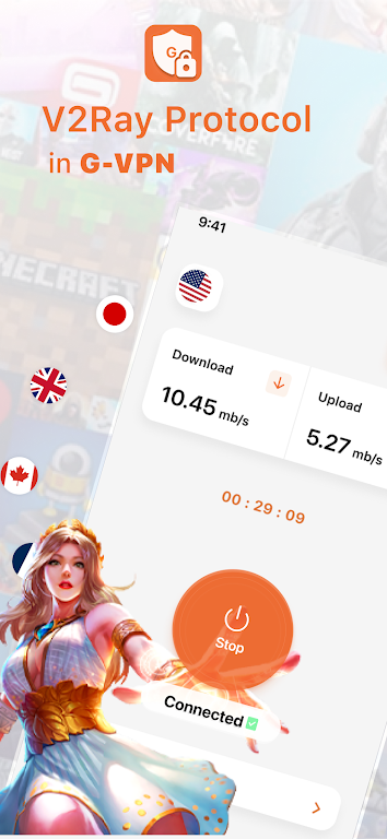 Download G-VPN V2ray Safe Secure VPN