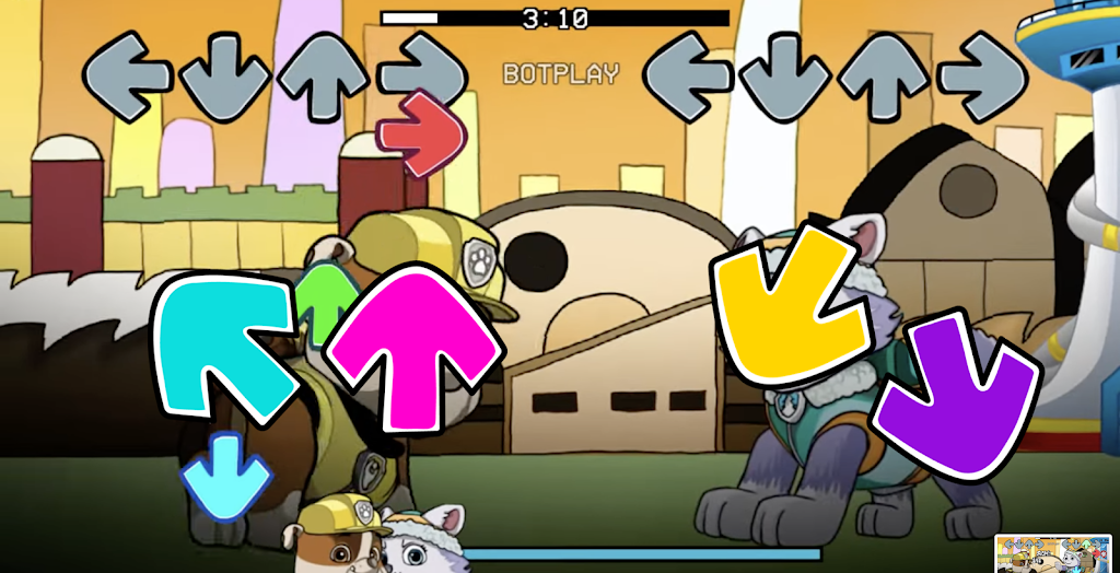 Download Pups Patrol of FNF Paw Mod Mod Apk