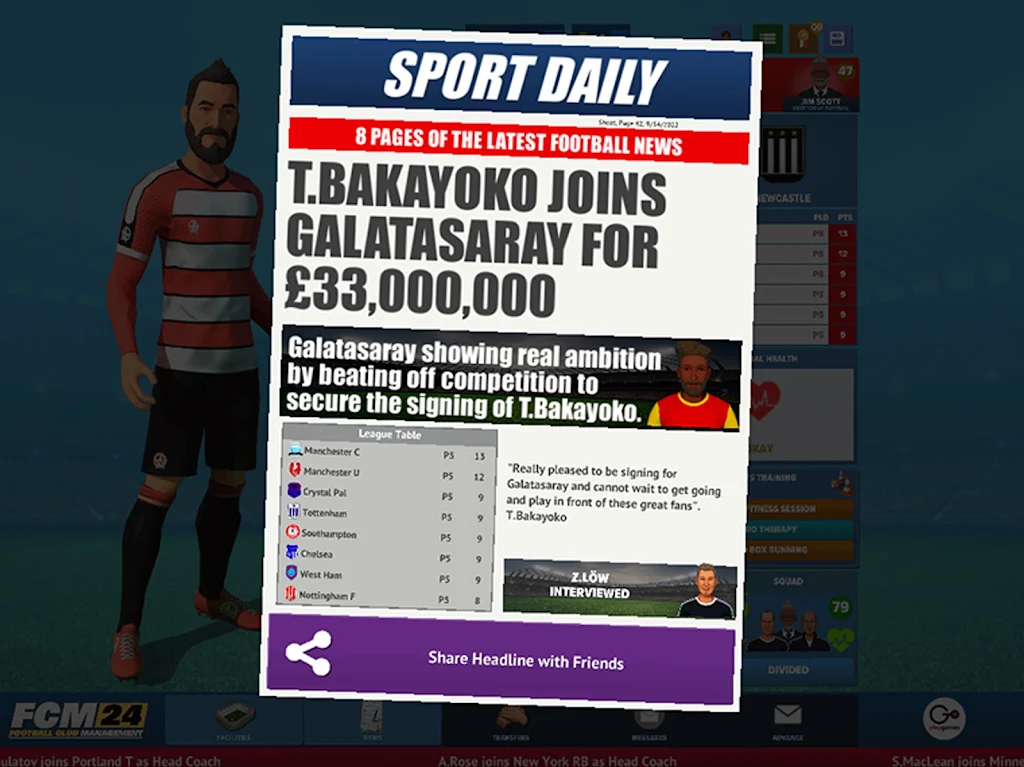 Football Club Management 2024 Apk