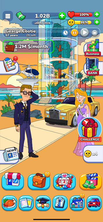 Mr.Billion Idle Rich Tycoon Apk Mod 2023