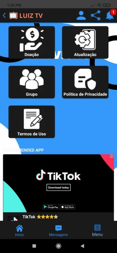 LUIZ TV Apk Mod