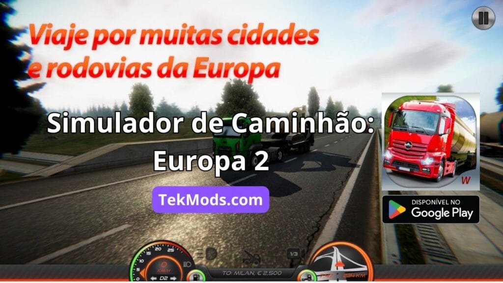 Simulador de Caminhão: Europa 2