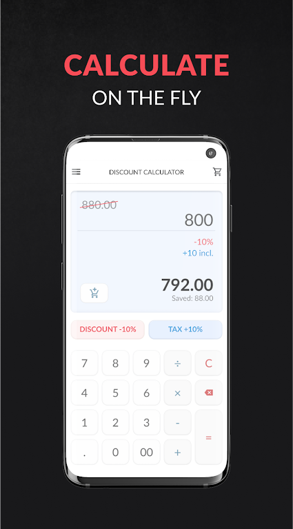 Discount and tax percentage ca Mod Apk