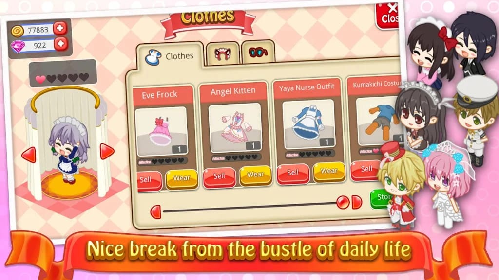 Moe Girl Cafe 2 Apk Mod