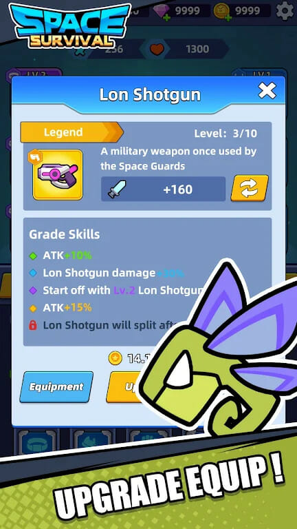 Space Survival.io Mod