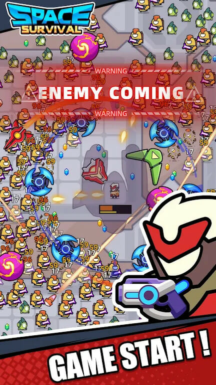 Space Survival.io Mod Apk